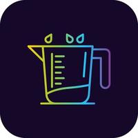 Measuring Glass Creative Icon Design vector