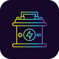 Accumulator Creative Icon Design vector