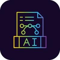 Ai File Creative Icon Design vector