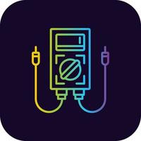 Multimeter Creative Icon Design vector