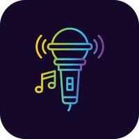 Microphone Creative Icon Design vector