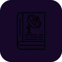 Astronomy Book Creative Icon Design vector