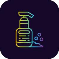 Shampoo Creative Icon Design vector