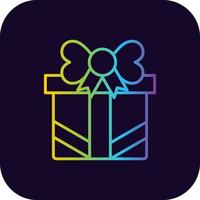 Gift Box Creative Icon Design vector