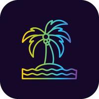 Island Creative Icon Design vector