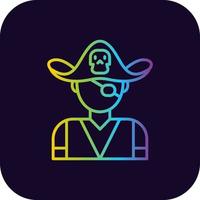 Pirate Creative Icon Design vector