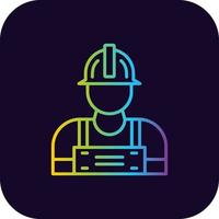 Electrician Creative Icon Design vector