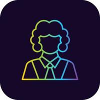 Judge Creative Icon Design vector