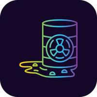Toxic Waste Creative Icon Design vector