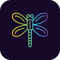 Dragonfly Creative Icon Design vector