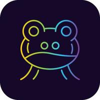 Frog Creative Icon Design vector