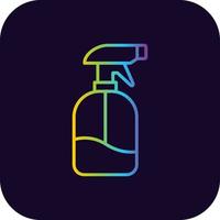 Spray Bottle Creative Icon Design vector