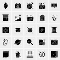 25 Universal Business Icons Vector Creative Icon Illustration to use in web and Mobile Related project
