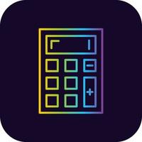 Calculator Creative Icon Design vector