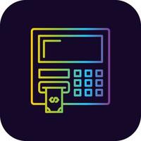 Atm Creative Icon Design vector