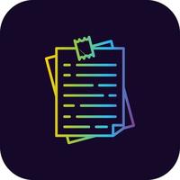 Sticky Note Creative Icon Design vector