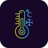 Thermometer Creative Icon Design vector