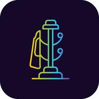 Coat Rack Creative Icon Design vector