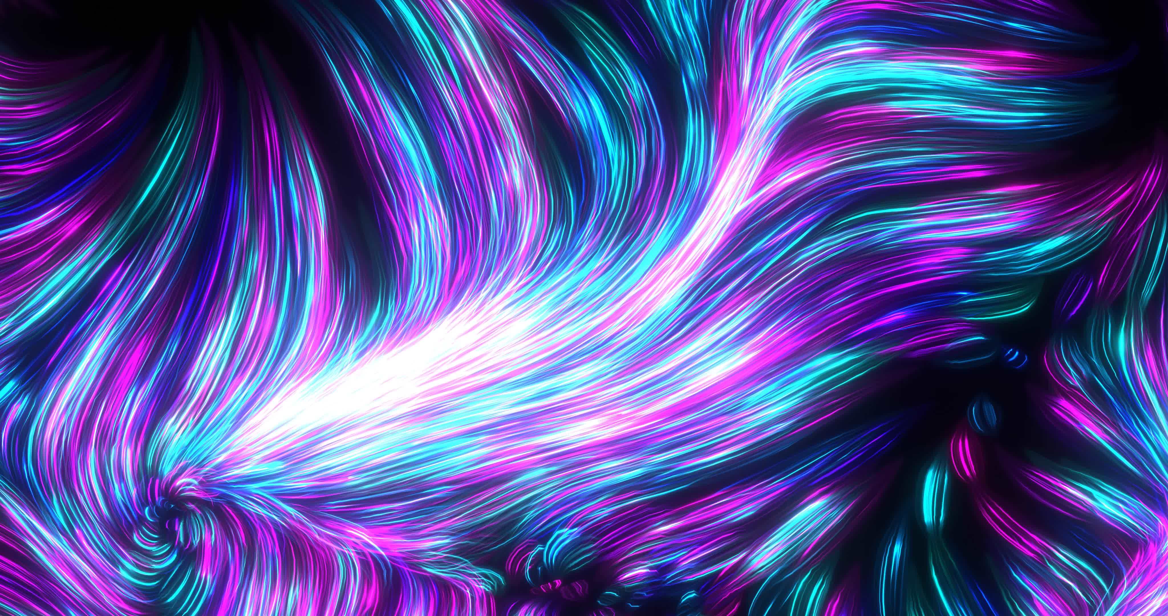 blue and purple abstract light flow 4k video wallpaper 15520197 Stock Video  at Vecteezy