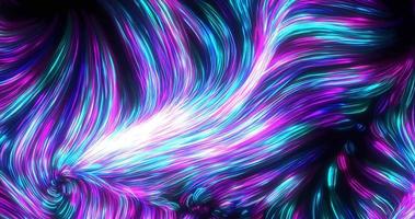 blauw en Purper abstract licht stromen 4k video behang