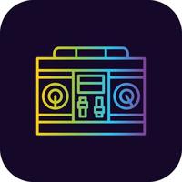 Dj Mixer Creative Icon Design vector