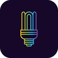 Light Bulb Creative Icon Design vector