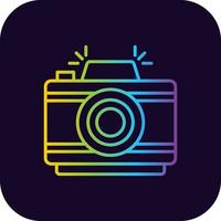 Camera Creative Icon Design vector