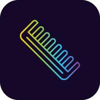 Comb Creative Icon Design vector