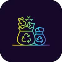 Garbage Creative Icon Design vector