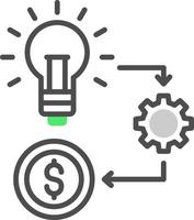 Flow Creative Icon Design vector