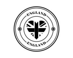 round stamp of england vector