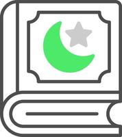 Quran Creative Icon Design vector