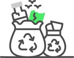 Garbage Creative Icon Design vector