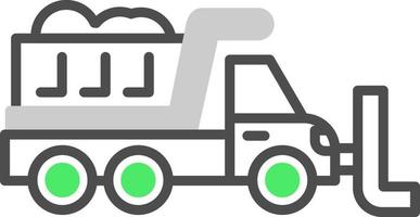 Snowplow Creative Icon Design vector