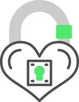 Padlock Creative Icon Design vector