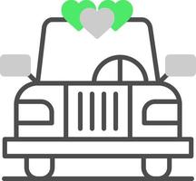 Wedding Car Creative Icon Design vector