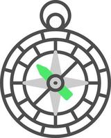 Compass Creative Icon Design vector