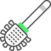 Toilet Brush Creative Icon Design vector