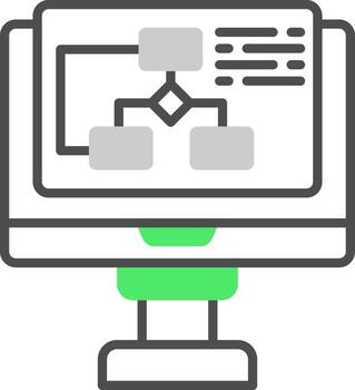 Algorithm Creative Icon Design vector
