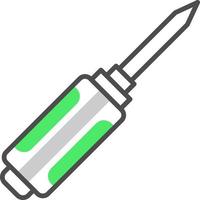 Screwdriver Creative Icon Design vector