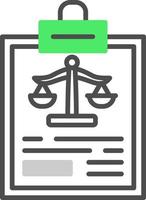 Lawsuit Creative Icon Design vector