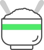 Bowl Creative Icon Design vector