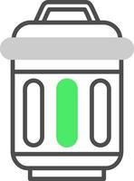 Trash Bin Creative Icon Design vector