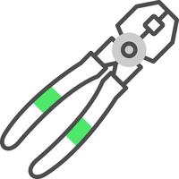 Joint Pliers Creative Icon Design vector