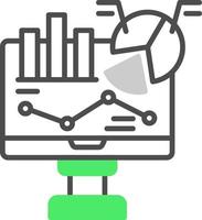 Data Analytics Creative Icon Design vector