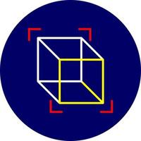 3d Cube Creative Icon Design vector