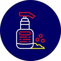 Shampoo Creative Icon Design vector