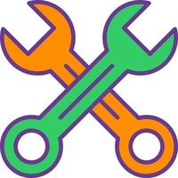 Key Mechanic Creative Icon Design vector
