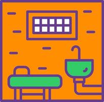 Prison Cell Creative Icon Design vector