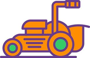 Lawnmower Creative Icon Design vector